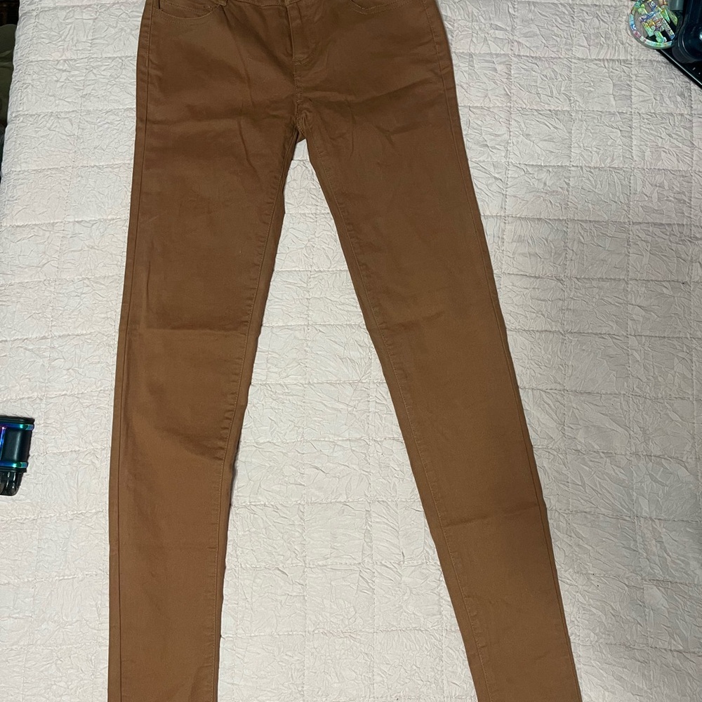 Blu Pepper Women's Brown Skinny Jeans